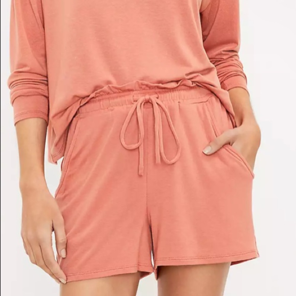 NWT‎ LOFT Oversized Luxe Knit Pajama Shorts